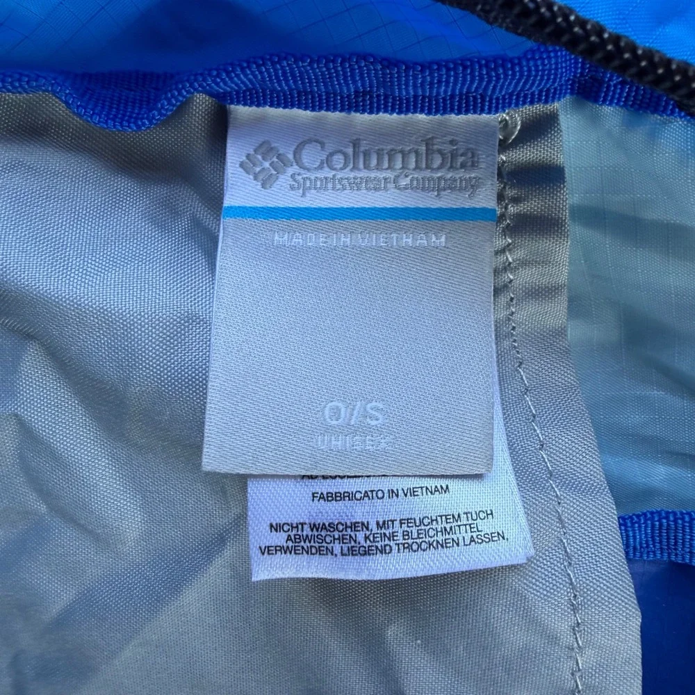 Columbia Lightweight Packable 21L Backpack Blue Ripstop Travel Daypack